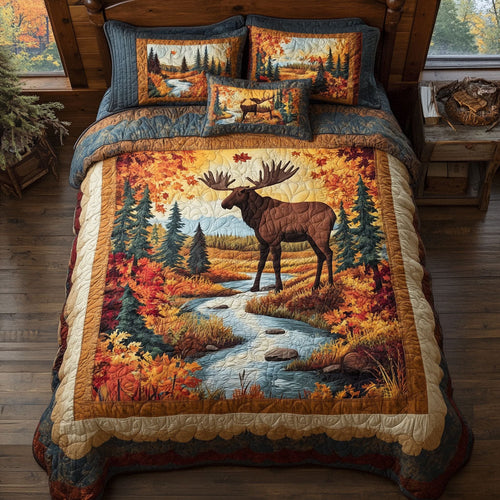 Whispering Autumn Moose WX1906050CL Duvet Cover Set
