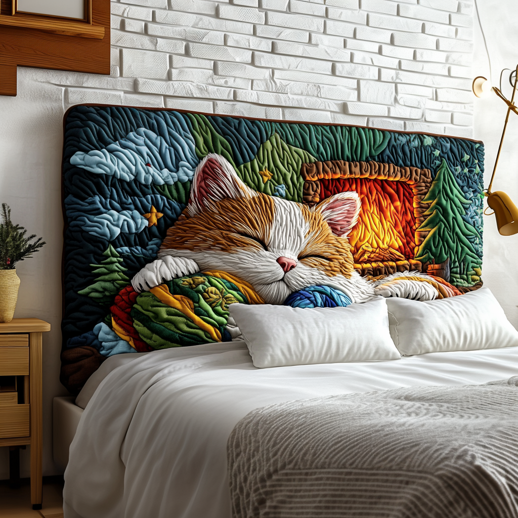 Knitted Dreams Kitty KL2012003CL Quilted Headboard Slipcover