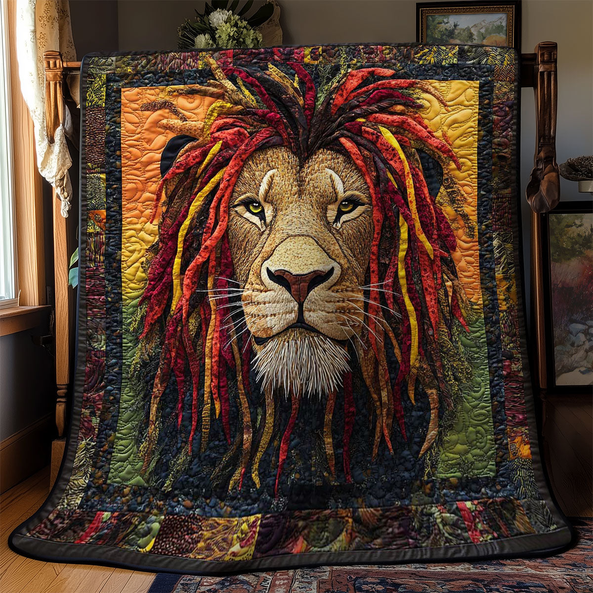 Urban African Lion WN2402014CL Quilt