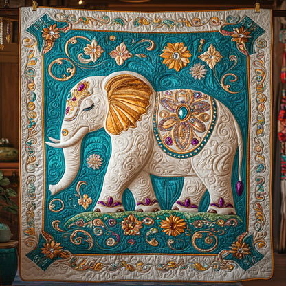 Colorful Elephant WY0906037CL Quilt