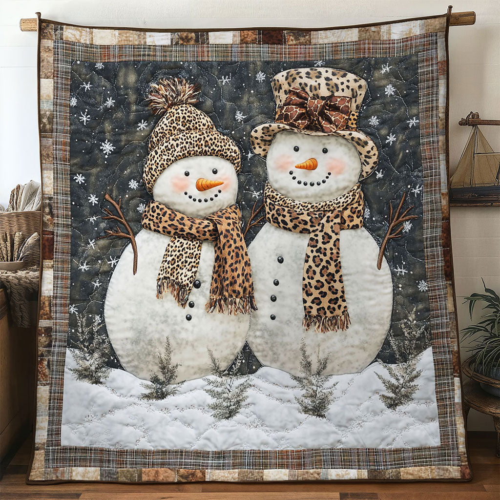 Wild Love Snowman WN1411048CL Quilt
