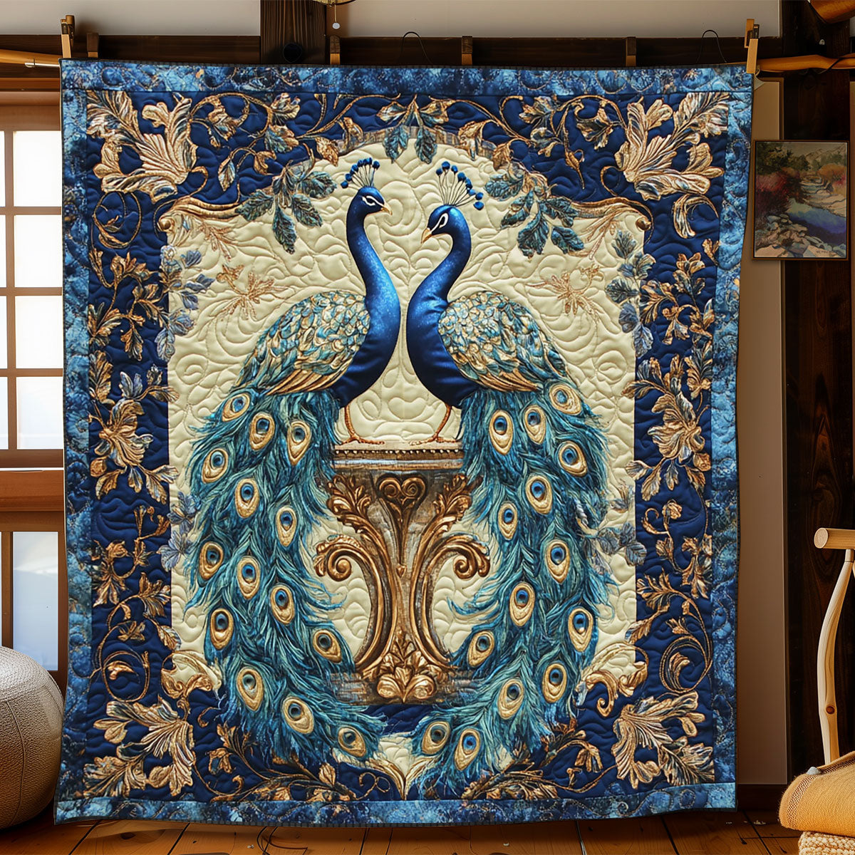 Royal Peacock WJ2002018CL Quilt