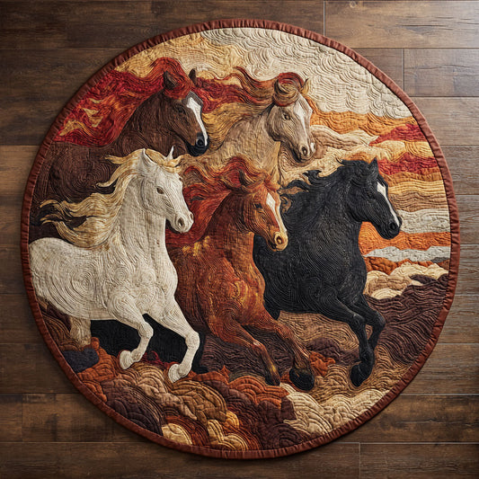 Noble Steed CW2807051CL Quilted Round Mat