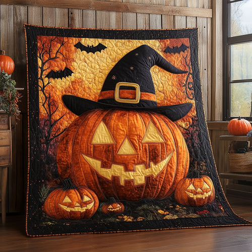 Pumpkin Witch Hat DH1809018CL Quilt