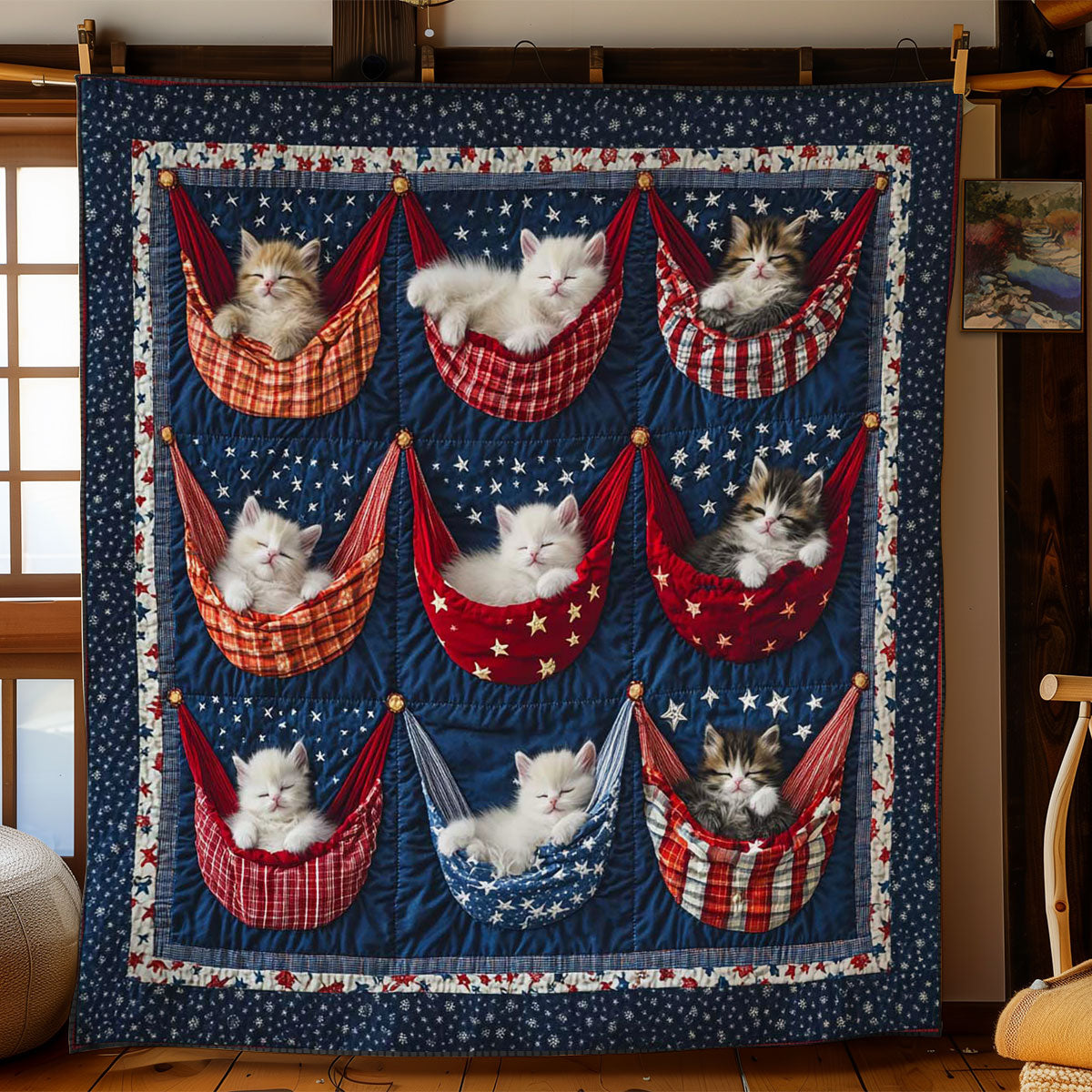 Cat Of the Brave WN0804004CL Quilt