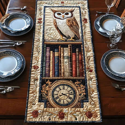 Wisdom Keeper's Hour CP2805007C Quilted Table Runner