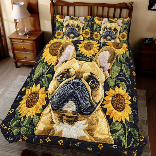 Sunflower Bulldog WX2412088CL Duvet Cover Set