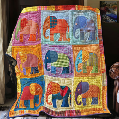 Elephant Mosaic CP0512143CL Quilt