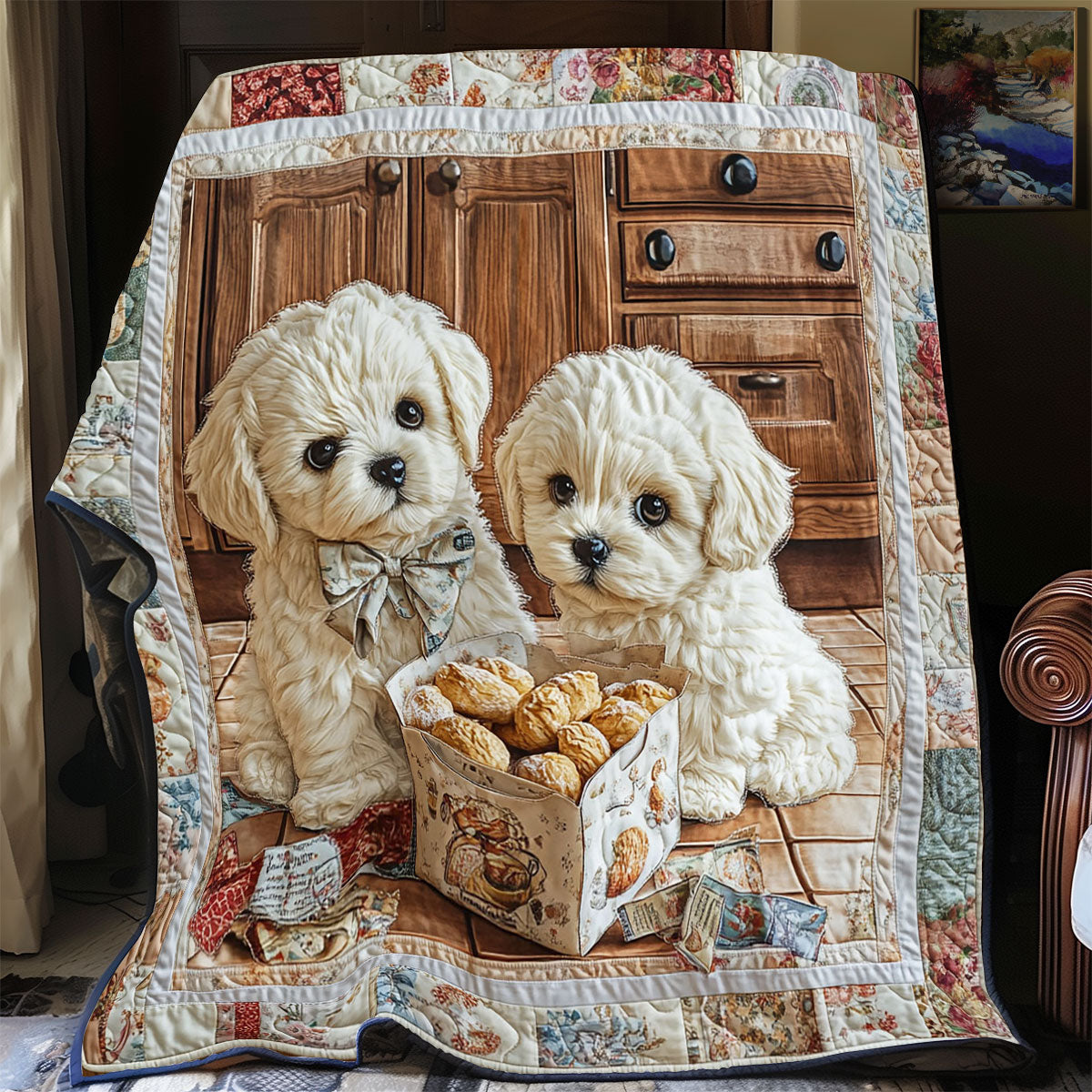Paws And Pastries CP1706019CL Quilt