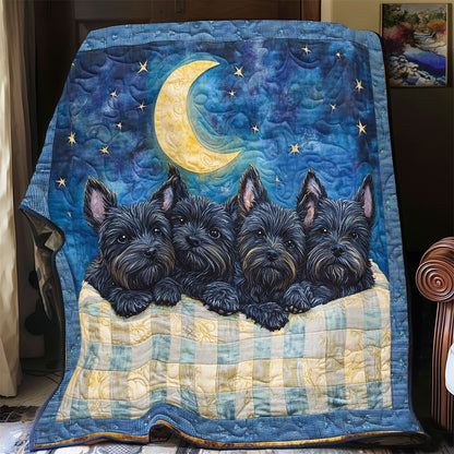 Scottish Terriers Warm Bed WY0801052CL Quilt