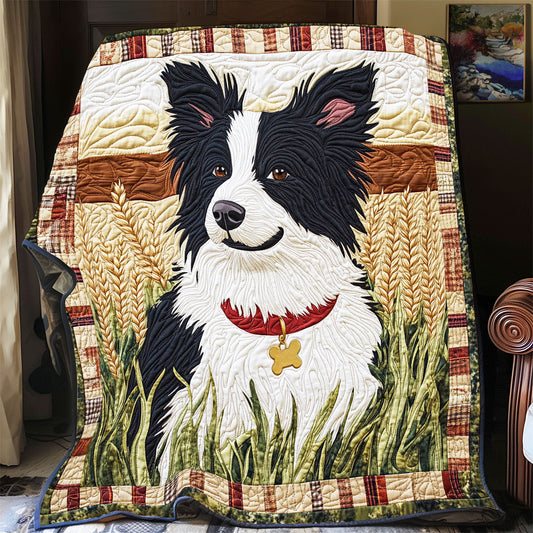 Harvest Paw Collie WP2003032CL Quilt