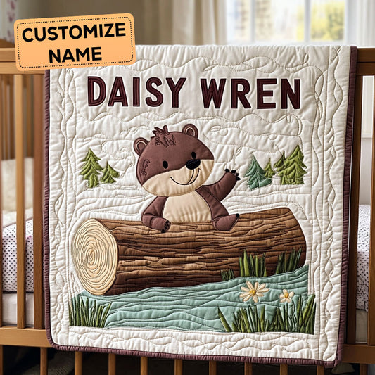 Timber Tumble CP2807099DCL Personalized Baby Quilt