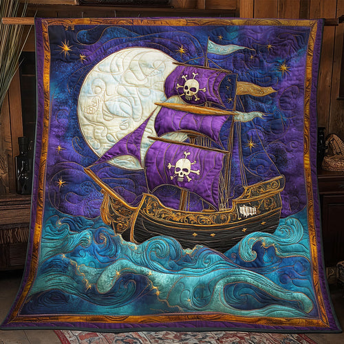 Purple Boat CM1804043CL Quilt