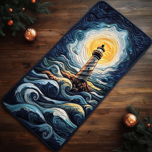 The Light Keeper CP2804017CL Quilted Table Runner