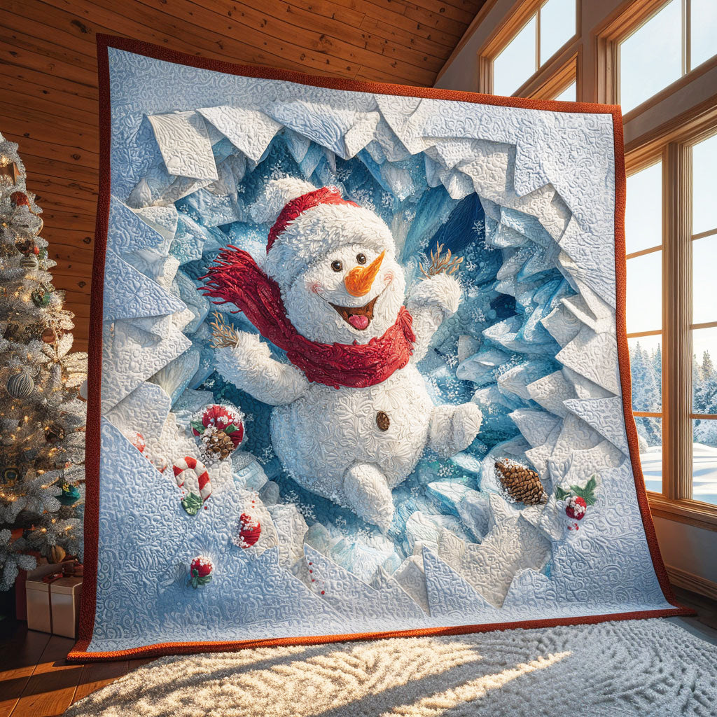 Happy Snowman CW1111043CL Quilt