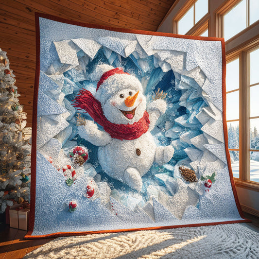 Happy Snowman CW1111043CL Quilt