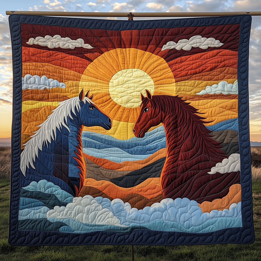 Mountain Dawn Horse LT0910046CL Quilt