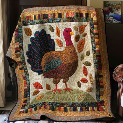 Rustic Turkey Charm WJ2612021CL Quilt