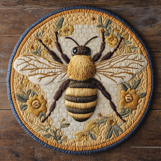Sweet Flight CP0309014CL Quilted Round Mat
