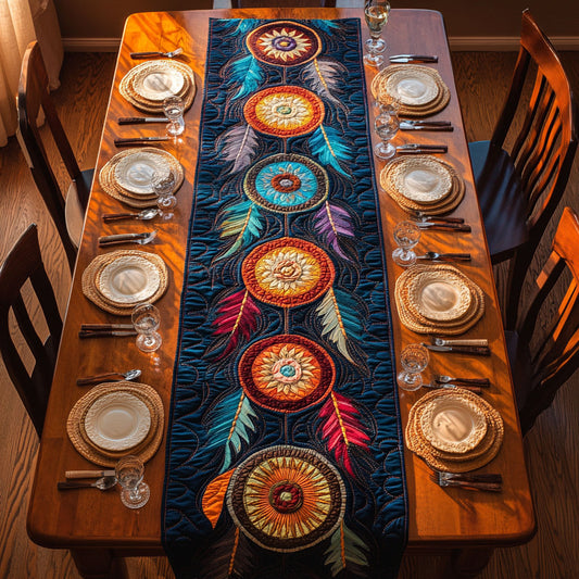 Dream Cascade WY0605019CL Quilted Table Runner