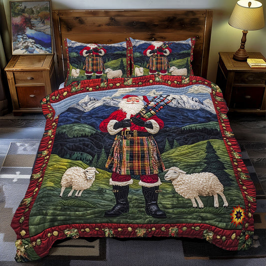 Scottish Santa Claus WY0712082CL Duvet Cover Set