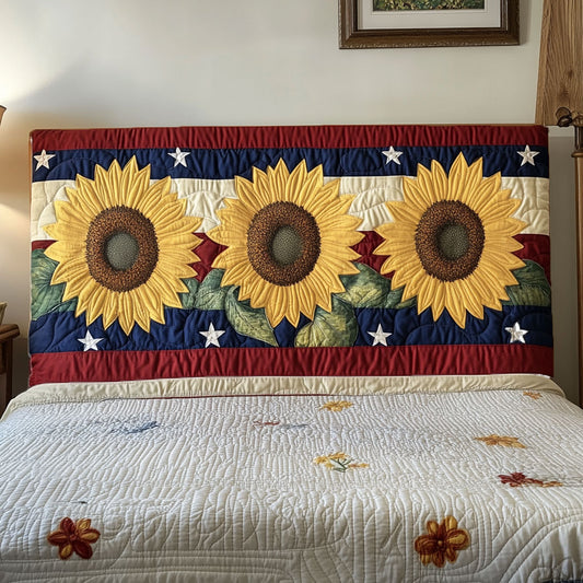 Liberty Sunflowers CP0301046CL Quilted Headboard Slipcover