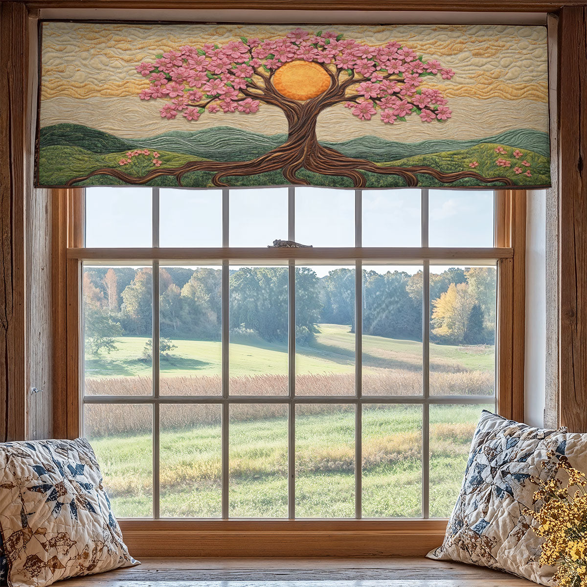 Blossom Tree WX1705003CL Quilted Valance