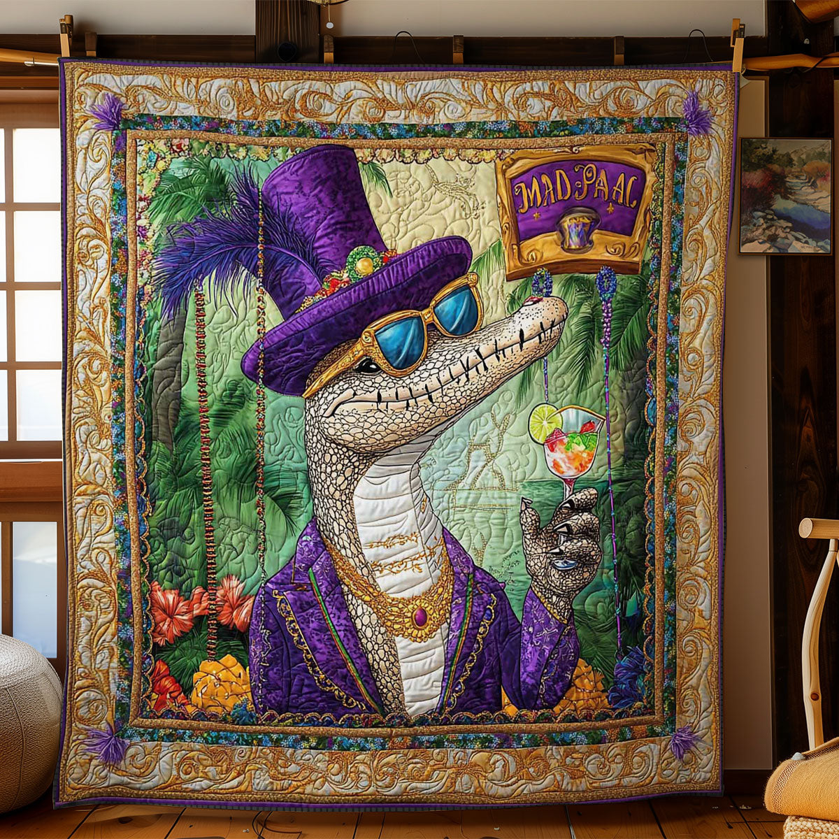 Golden Crocodile WN1403076CL Quilt
