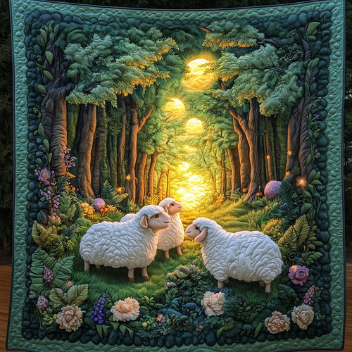 Sheep In The Magical Garden LT1609013CL Quilt