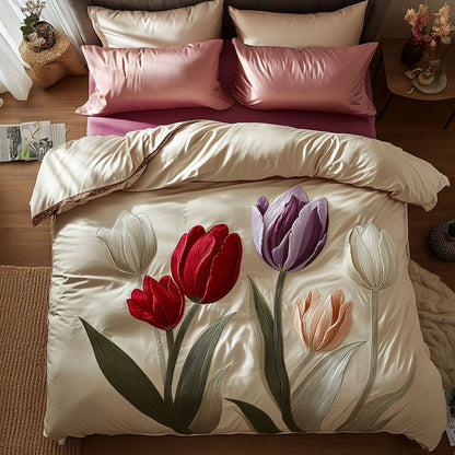 Silken Tulip Bloom WN1706069CL Duvet Cover Set