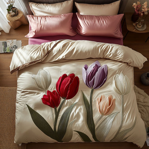 Silken Tulip Bloom WN1706069CL Duvet Cover Set