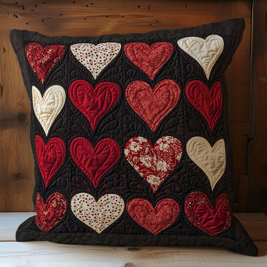 Hearts WY0402076CL Quilt Pillow Case