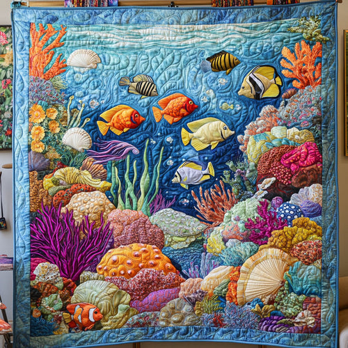 Coral Symphony WY1407072CL Quilt