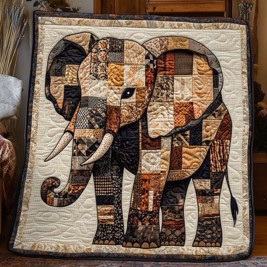 Patchwork Elephant WJ2404003CL Quilt