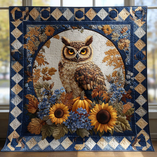 Autumn Owl Charm CW0708041CL Quilt