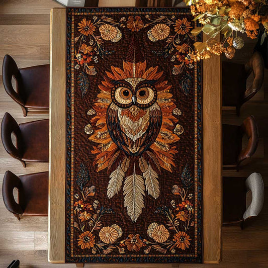 Golden Owl WN2204024CL Quilted Table Runner