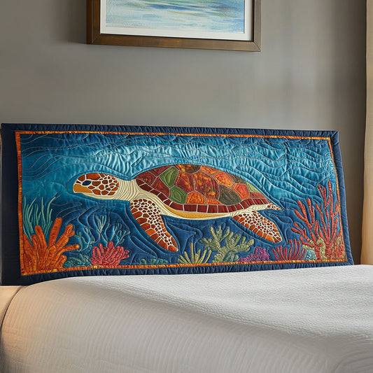 Blue Haven Turtle WN2312003CL Quilted Headboard Slipcover