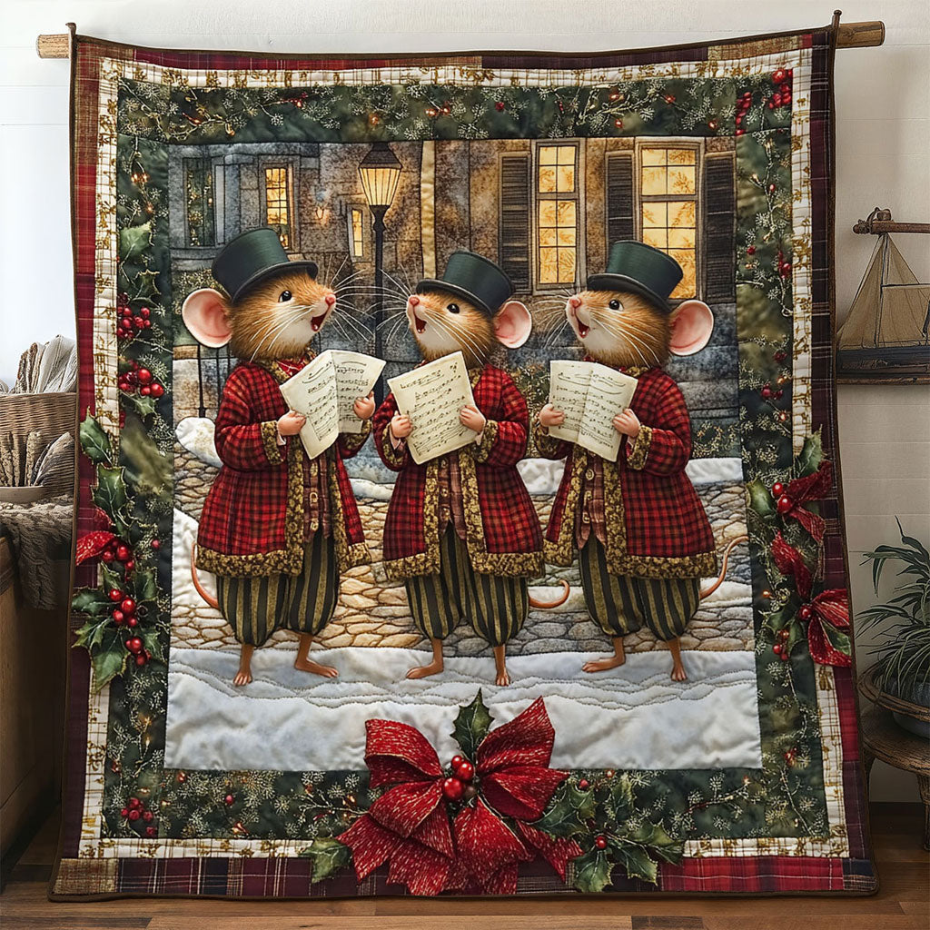 Christmas Harmony Mouse WN1311016CL Quilt