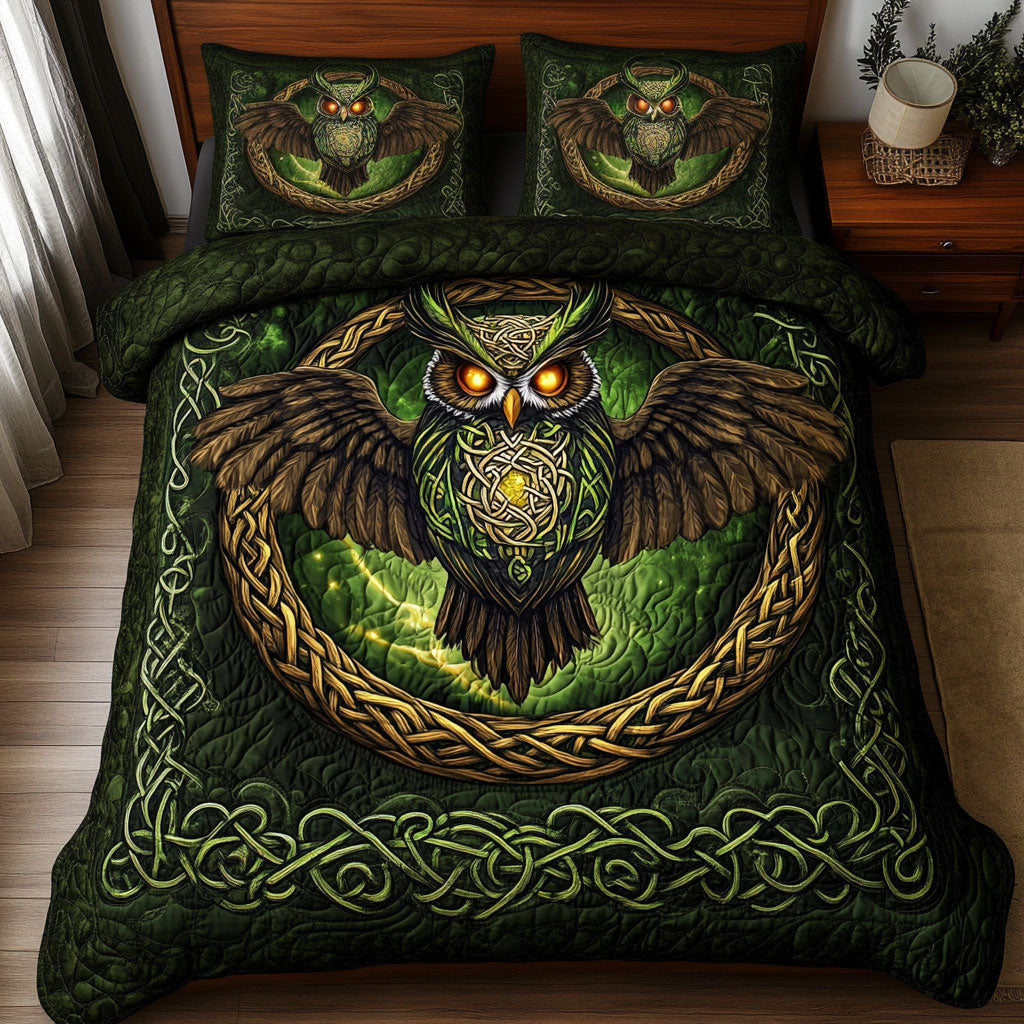 Celtic Forest Owl WN1311006CL Duvet Cover Set