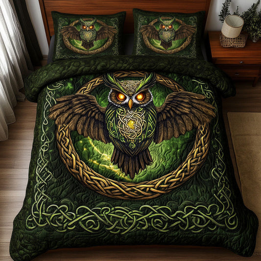 Celtic Forest Owl WN1311006CL Duvet Cover Set