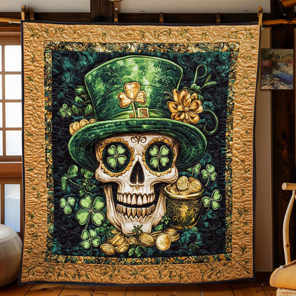 Patrick Hat Skull WY2201080CL Quilt