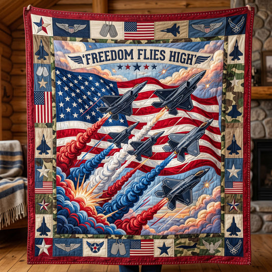 Freedom Skies Air Force WN2605007CL Quilt