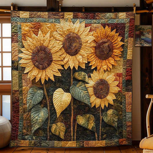 Sunflower Elegance WN1302033CL Quilt