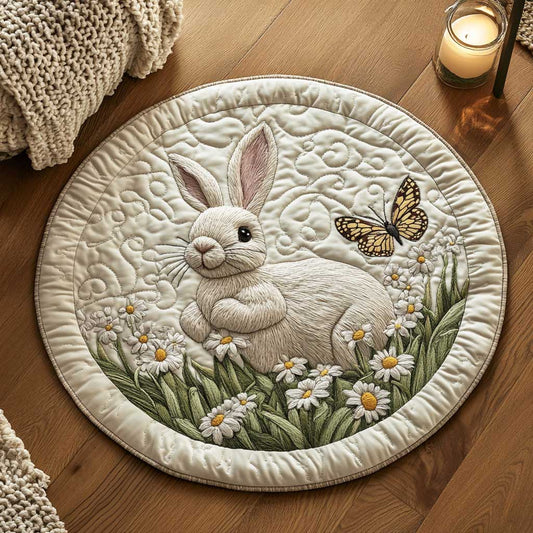 Sweet Rabbit WN2203091CL Quilted Round Mat