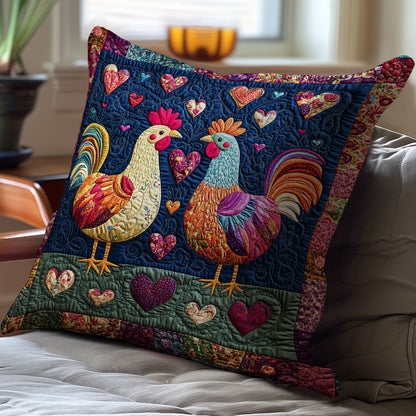 Chicken WJ2111038CL Quilt Pillow Case