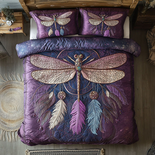 Dragonfly Dreamcatcher CW0210053CL Duvet Cover Set