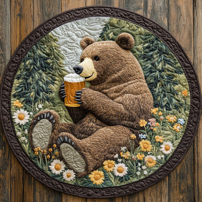 Happy Drink CP0406080CL Quilted Round Mat