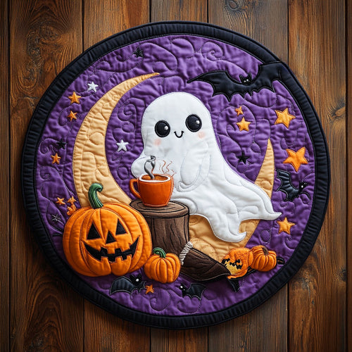 Ghostly Whisper Wind WN2507036CL Quilted Round Mat