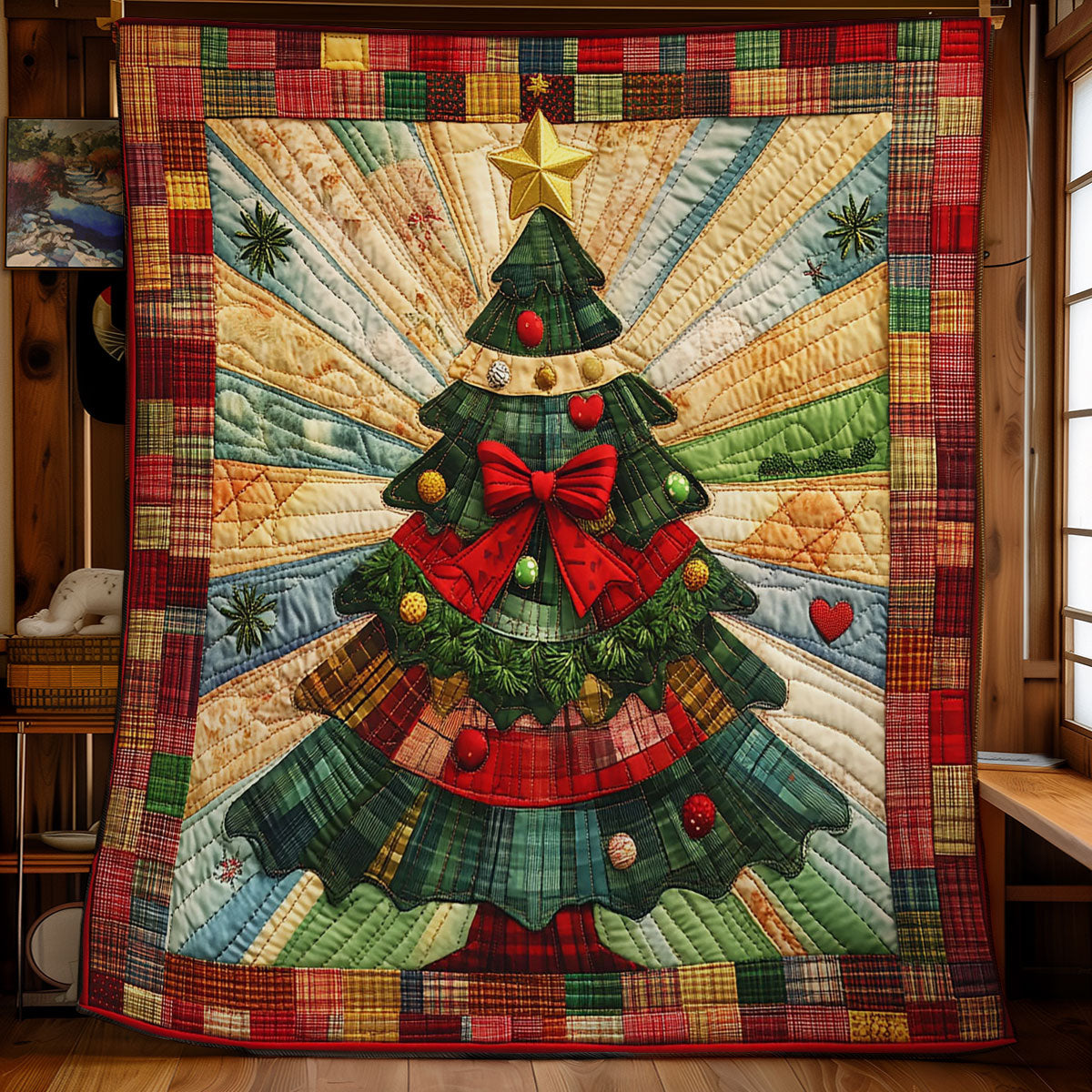 Festive Tree CW1211057CL Quilt