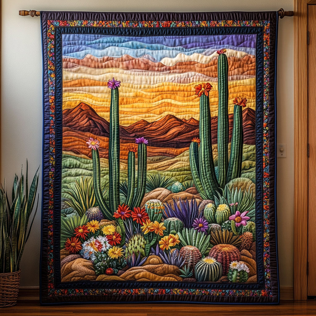 Cactus Sunset KL2411017CL Quilt
